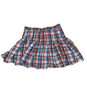 Urban Outfitters Seersucker Plaid Multicolor Women's Mini Skirt
